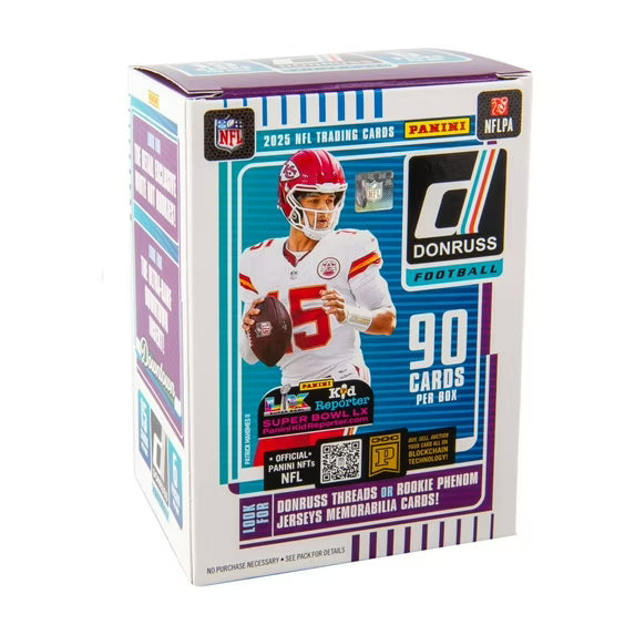 2025 Panini Donruss Football NFL Trading Cards Sealed Blaster Box LOT x3