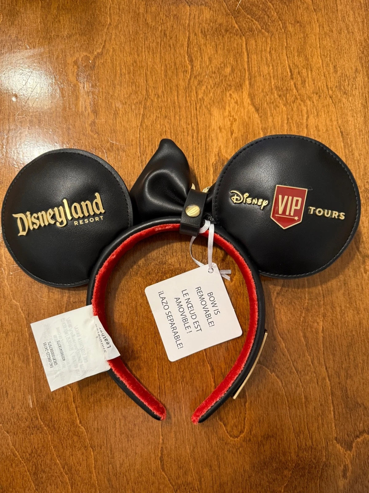 2025 Disney Exclusive VIP  Loungefly Mickey/Minnie Mouse Ears (Removable Bow)